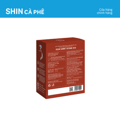 Cà phê Khe Sanh Blend - SHIN Cà Phê - Phin giấy - Hộp 5 gói