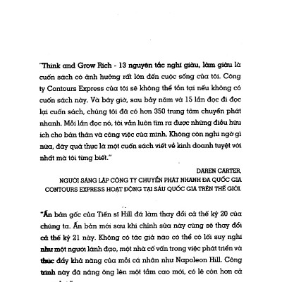 Sách- 13 Nguyên Tắc Nghĩ Giàu Làm Giàu - Think And Grow Rich- Sách Kinh Tế (Tái Bản 2023)(139)- 2HBooks