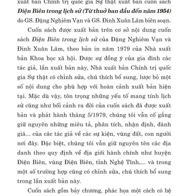 Điện Biên Phủ Trong Lịch Sử - Thuở Ban Đầu Đến Năm 1964