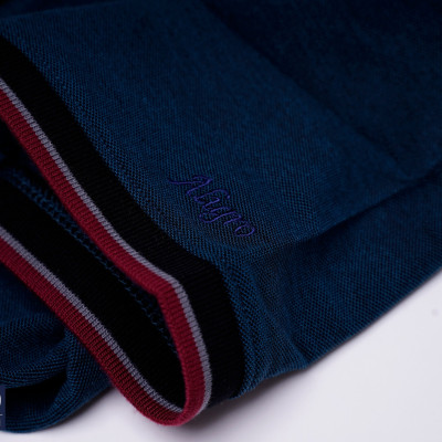 Áo polo CỔ TÀU MÀU XANH ĐEN ALGPLO38