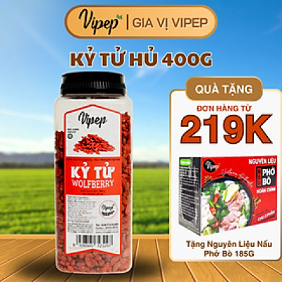 Kỷ Tử Ninh Hạ Tự Nhiên Vipep Hũ Nhựa 400g