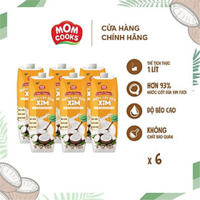 Combo 6 Hộp Nước Cốt Dừa XIM Chef