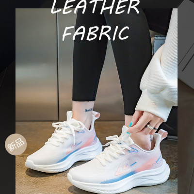 Giày thể thao nữ, giày chạy bộ đế êm nhẹ, thoáng khí đế cao su đúc, chống trơn trượt hạn chế mòn  – GNU2082