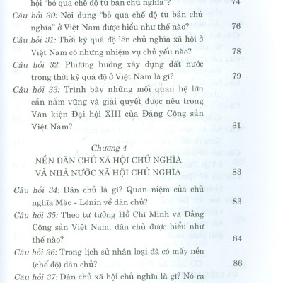 Hỏi - Đáp Môn Chủ Nghĩa Xã Hội Khoa Học (Dành cho bậc đại học hệ chuyên và không chuyên lý luận chính trị)
