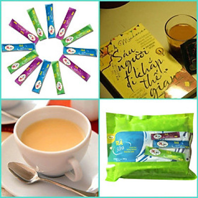 Trà Sữa Vanilla, Hazelnut Và Matcha Latté Hòa Tan Maya (15 Gói x 20g)