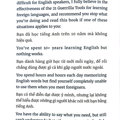 21 Cách Học Tiếng Anh Du Kích (Tái Bản 2023)