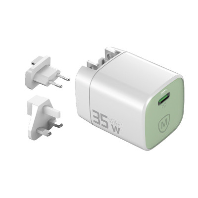 Củ sạc MicroPack POWER SERVER 35 MWC-135 Chip GAN Mạnh Mẽ Nhỏ Gọn Tặng Kèm Phích Tương Thích UK/ US/ EU Hàng Chính Hãng