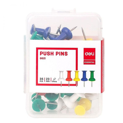 Ghim Mũ Nhựa Màu Deli 21 