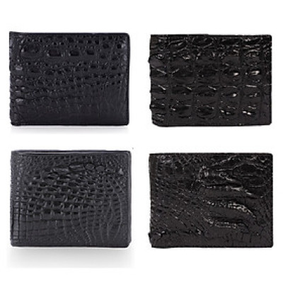  Ví nam Huy Hoàng da cá sấu màu đen HC2779-80-81-82