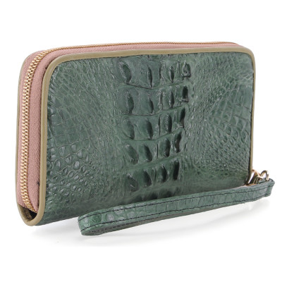  Ví nữ da cá sấu nhiều loại màu xanh HJ93220-23-59-69-87-88-91-3715-20-24