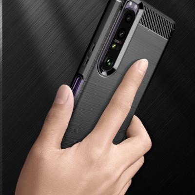 Ốp lưng chống sốc Likgus cho Sony Xperia 5 Mark 2 (chuẩn quân đội, chống va đập, chống vân tay) - Hàng chính hãng