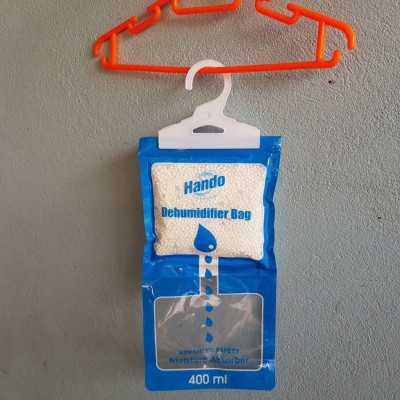 Túi hút ẩm khử mùi, làm thơm Hando 360g (2 gói x 180g, hút nước 800ml)