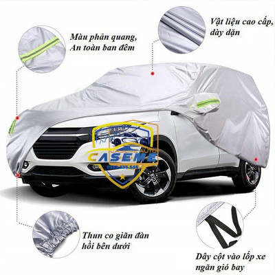 [MITSUBISHI] Bạt Phủ Xe Ô Tô 3 Lớp Tráng Nhôm Cao Cấp – Chống Nóng, Chống Thấm, Chống Bụi | Hàng Chính Hãng