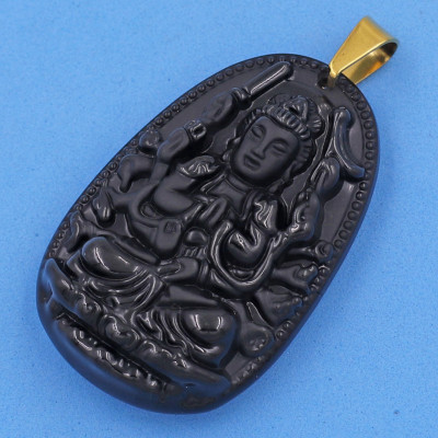 Mặt Phật Thiên Thủ Thiên Nhãn đen 5cm