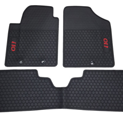 Thảm sàn, lót sàn cao su không mùi Cao cấp dành cho xe Hyundai Grand i10