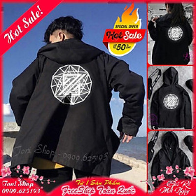 ÁO KHOÁC DÙ 2 Lớp Nam Nữ The Zed Phản Quang M600 Chống Nắng