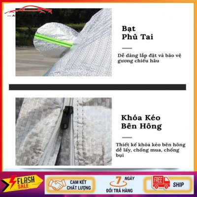 Bạt Phủ Xe Ô Tô TOYOTA Vios, Altis, Camry, Fortuner, Innova, Yaris, Rush, Hilux, Wigo, Land Cruiser, Cross, 