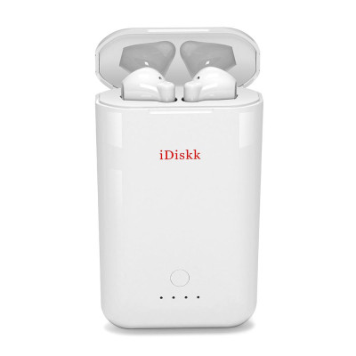 Tai nghe iDiskk Powerpods TWS  không dây Bluetooth 5.0 Half In-Ear Hỗ trợ Power Bank Tai nghe sạc không dây có Mic