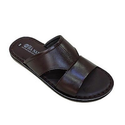 Dép Nam Quai Ngang Da Bò Thật TiTi ĐÔ Cao Cấp DNA2189d