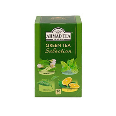 TRÀ XANH AHMAD ANH QUỐC - BỘ SƯU TẬP TRÀ XANH (40g) - Green Tea Selection - 4 loại Trà cho những người yêu thích trà Xanh