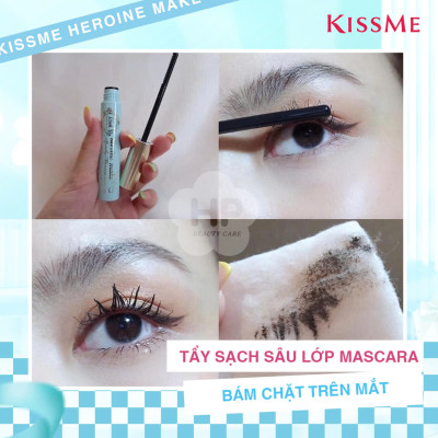 Set Dây Mascara Làm Nâng Cong Dài, Dày Rậm Mi Và Tẩy Trang Mi Kissme (6g & 6.6ml)