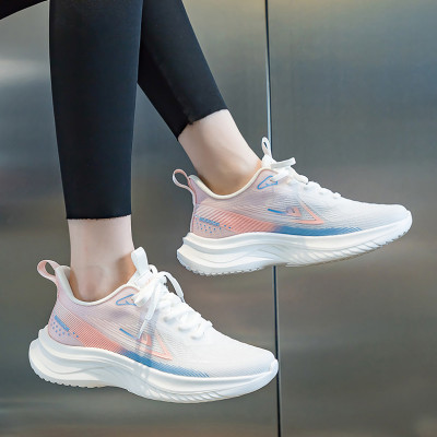 Giày thể thao nữ, giày chạy bộ đế êm nhẹ, thoáng khí đế cao su đúc, chống trơn trượt hạn chế mòn  – GNU2082