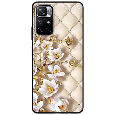 Ốp lưng dành cho Xiaomi Redmi Note 11 5G - Redmi Note 11T - Redmi Note 11S - Hoa Văn Nhánh Hoa Trắng