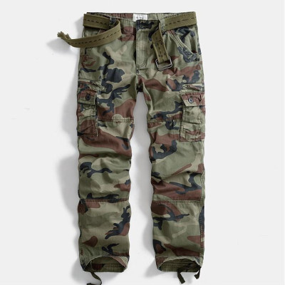 Quần dài kaki túi hộp phong cách Retro_dã ngoại