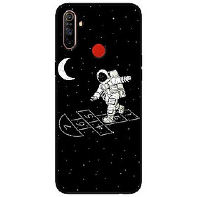 Ốp lưng dành cho Realme C3 mẫu Vũ Trụ Mặt Trăng