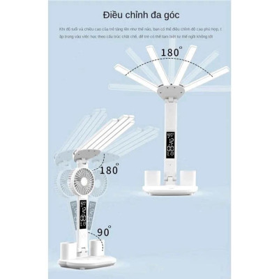 Đèn LED Để Bàn Đa Năng, Đèn Học Để Bàn Chống Cận Cao Cấp Với 3 đèn，đèn học，đèn học chống cận