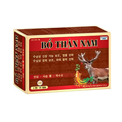 Tăng cường sinh lý Bổ Thận Nam HDPHARMA bổ thận, tráng dương - 30 viên (Bổ Thận Nam Vỉ)
