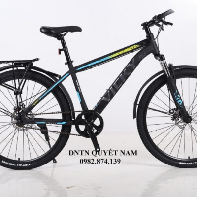 Xe đạp địa hình cỡ bánh 26 Vicky VIC126 tem phản quang, phanh đĩa