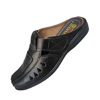 Dép Bít Mũi Nam HÀ NAM Da Bò Thật Cao Cấp GSB20128