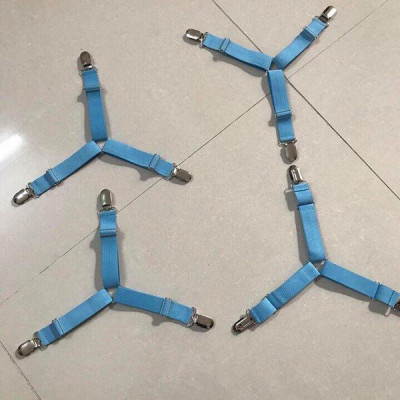 Kẹp ga trải giường chống xê dịch - Nẹp 4 góc cố định và giữ phẳng drap ga phủ giường D Danido (Giao mầu ngẫu nhiên)