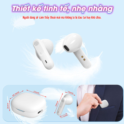 Tai nghe trợ thính không dây FUNMIC EN-D18 - Người già bị lãng tai