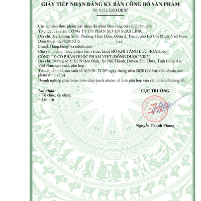 Bộ 4 Sản Phẩm Bổ Khi Tăng Lực Hoàn