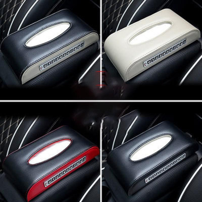 Hộp đựng khăn giấy chất liệu da trên ô tô và bàn làm việc,kèm bảng số điện thoại