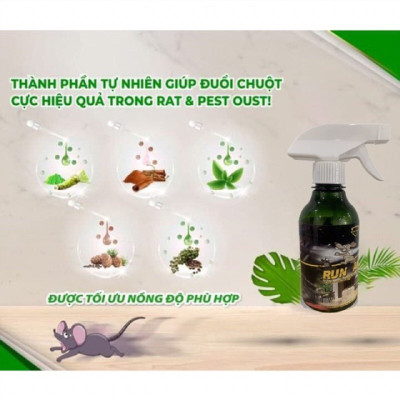 Xịt Đuổi Chuột Thảo Mộc 300ml