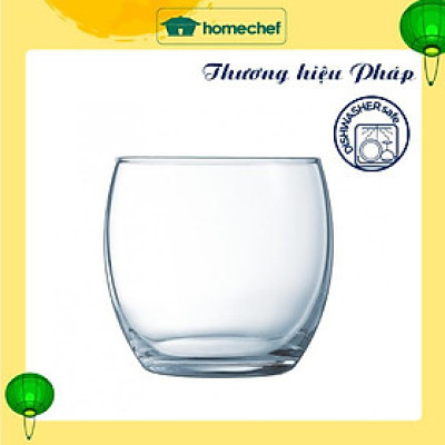 Cốc thủy tinh thấp La Cave dung tích 340ml - J9403