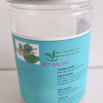 Bột Rau Má Sấy Lạnh Nguyên Chất 100% - Hủ 100gr
