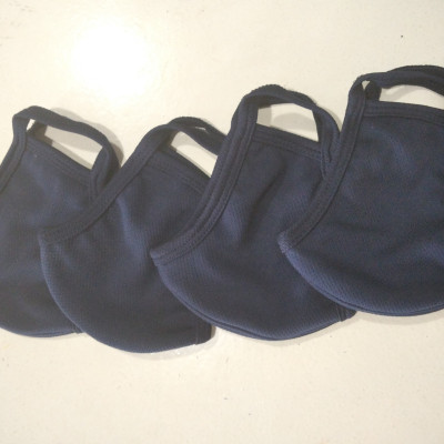 Combo 10 cái Khẩu Trang Vải 3 Lớp Màu Xanh Navy