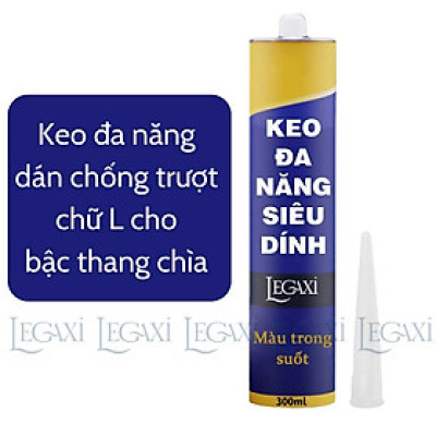Miếng Dán Bậc Thang Chữ L, Dải Dán Cầu Thang, Bịt Góc Cạnh Chống Trượt Trơn Té Ngã An Toàn Cho Bé Người Lớn 1 Mét Legaxi