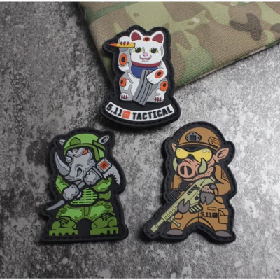 Patch_miếng dán velcro PVC 5.11_chiến thuật