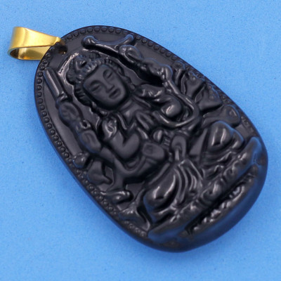 Mặt Phật Thiên Thủ Thiên Nhãn đen 5cm