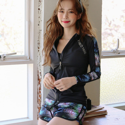 Đồ Bơi Cặp Nam Nữ Tay Dài Chống Nắng AT225 MayHomes Thun Lạnh Co Giãn Tốt UPF 50+, Long-Sleeve Rash Guard Swimsuit