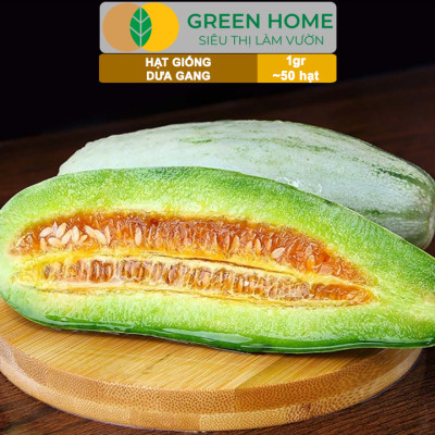 Hạt Giống Dưa Gang GreenHome, Gói 1gr~50 hạt, Dễ Trồng Quanh Năm, Nảy Mầm Cao, Thu Hoạch Nhanh, T04