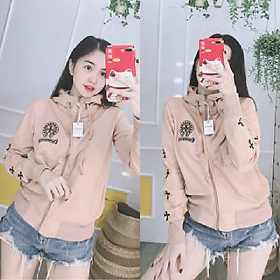 Áo khoác nỉ thun coton da cá chống nắng cao cấp nhiều màu  MS16  Freesize 40- 56kg