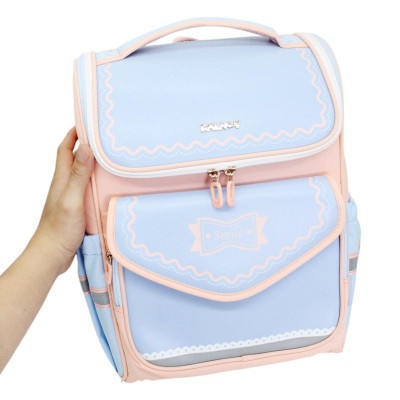 Ba Lô Chống Gù - Kala Y TC2587_BT.0039 - Màu Xanh Da Trời - Tặng Kèm Túi Vải