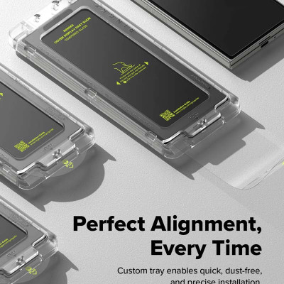 Bộ 2 Miếng Dán cường lực kèm khung dán Samsung Galaxy Z Fold 7 Kai.N RINGKE Cover Display Tempered Glass Màn hình ngoài_ Hàng chính hãng