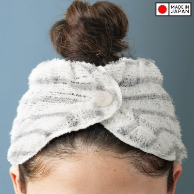 Khăn mũ trùm đầu khi tắm Towa Sangyo - Bản hẹp - Hàng nội địa Nhật Bản nhập khẩu chính hãng